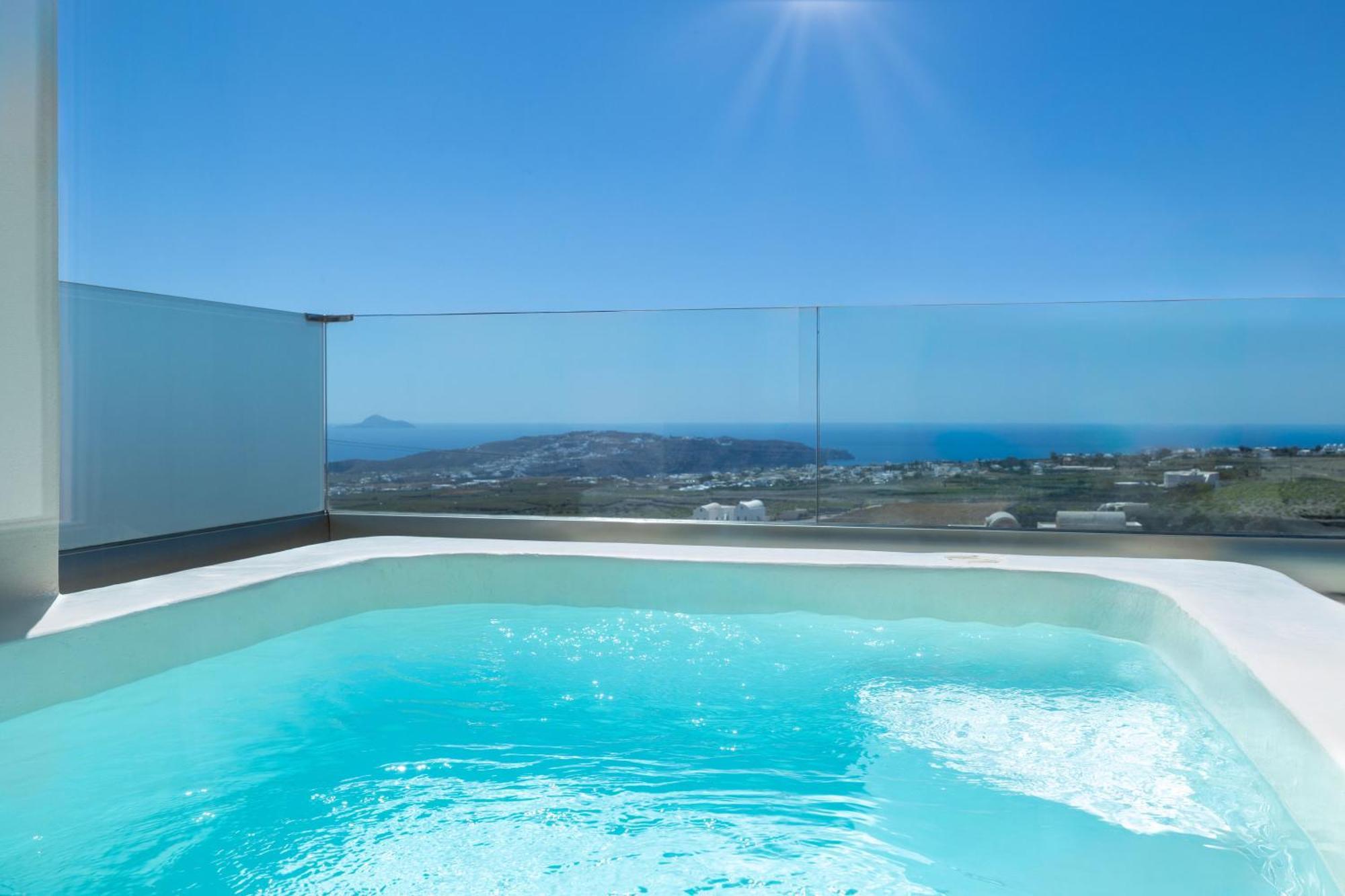 Cinnamon Villa With Private Hot Tub Pyrgos Kallistis ภายนอก รูปภาพ